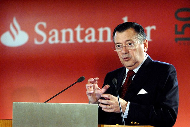 alfredo sáenz, consejero delegado de banco santander