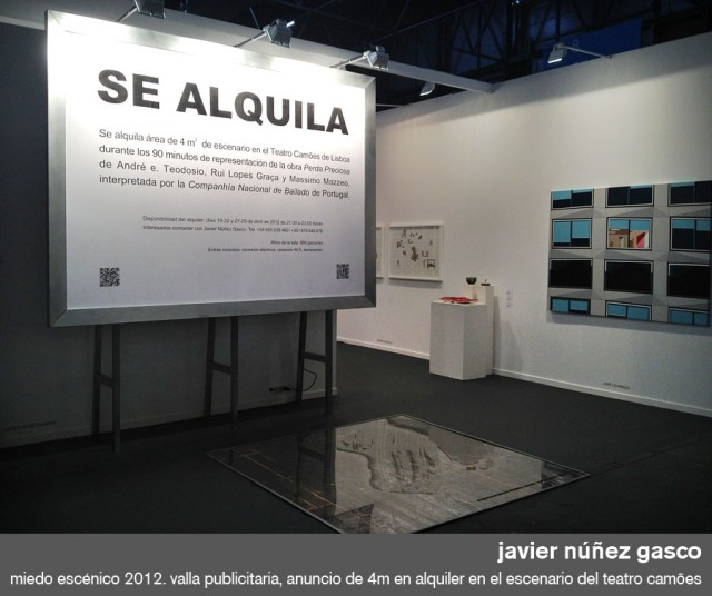 stand del artista español javier núñez gasco en arco