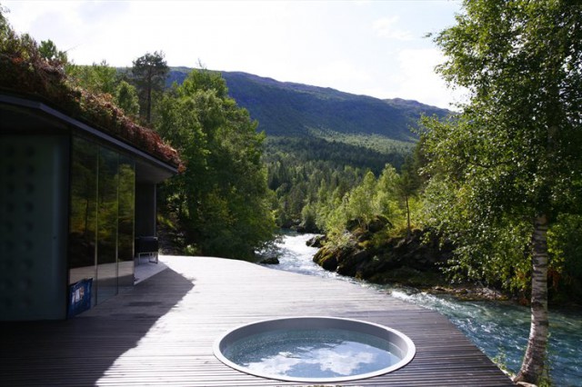 exterior del hotel juvet landscape hotel