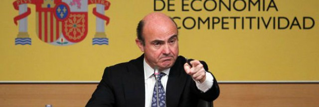 el ministro de economía, luis de guindos