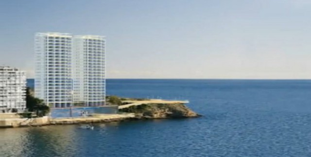 las torres "gemelos 28" en benidorm