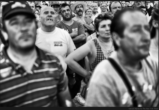 una de las fotografías de samuel aranda sobre españa para the new york times