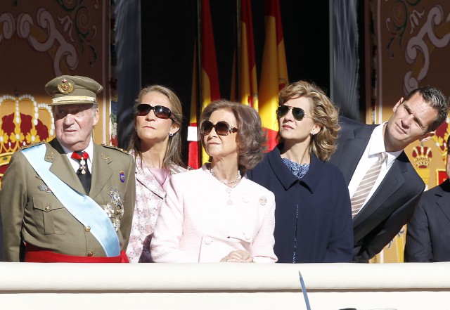 los reyes, la infanta elena y los duques de lugo (imagen de archivo)