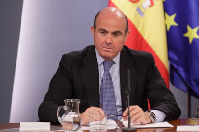 el ministro de economía, luis de guindos