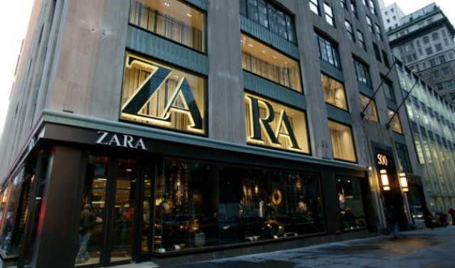 exterior de una de las tiendas de zara en nueva york