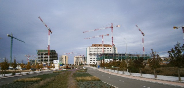 viviendas en construcción en valdebebas