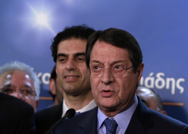 nikos anastasiadis, presidente de chipre