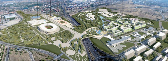 la futura villa olímpica si madrid fuera elegida