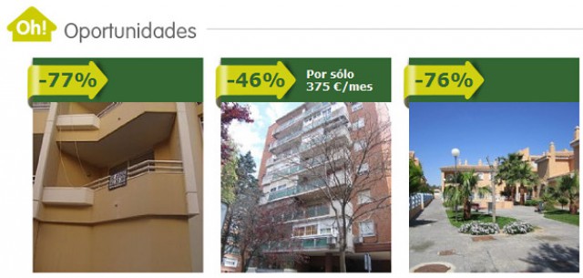 600 viviendas a la venta por un cuarto de su precio máximo