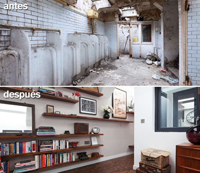 de baño público a vivienda de diseño