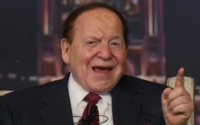 sheldon adelson, presidente de las vegas sands