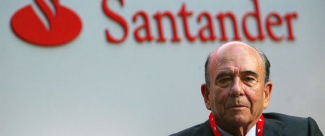 emilio botín, presidente de banco santander
