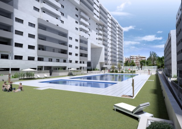 imagen de cómo será el exterior de esta promoción de viviendas