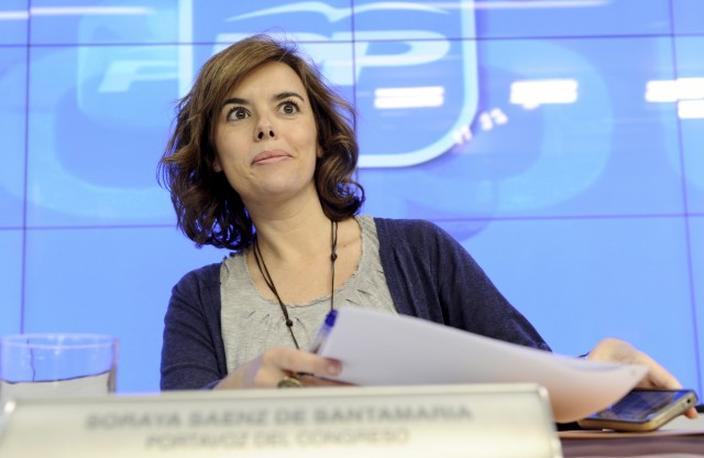 soraya sáenz de santamaría, vicepresidenta de gobierno