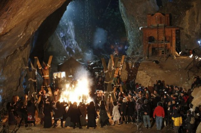 imagen del rodaje de 'las brujas de zugarramundi'
