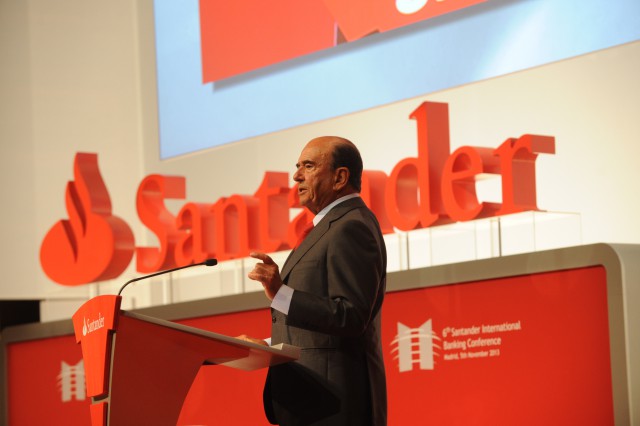 el presidente de banco santander, emilio botín