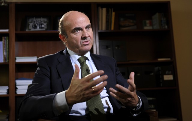 luis de guindos, ministro de economía