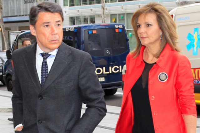 ignacio gonzález, presidente de la comunidad de madrid, y su esposa