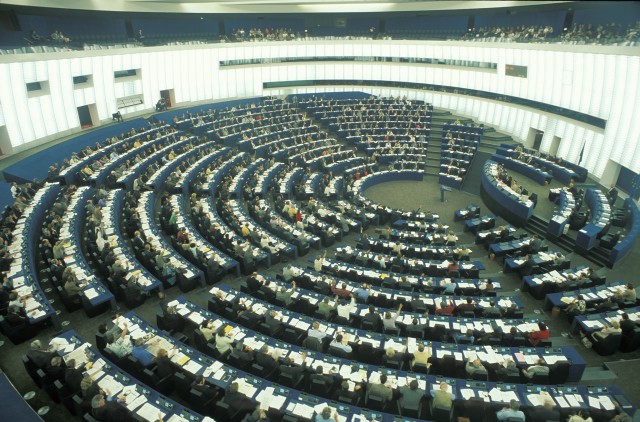 vista del pleno del parlamento europeo en estrasburgo