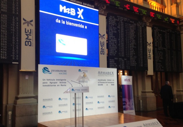 promorent socimi debutó hoy en bolsa