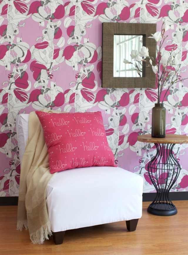 Ideas para decorar de forma original las habitaciones con papel pintado