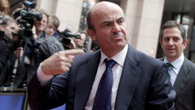 el ministro de economía y competitividad, luis de guindos