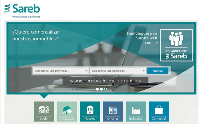 imagen de la nueva web de sareb