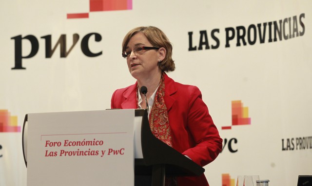 la presidente de sareb, belén romana