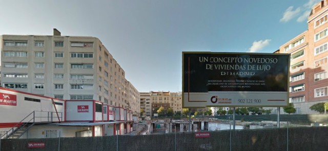 solar en el número 3 de Juan Bravo de Madrid (fuente: Google Streetview)