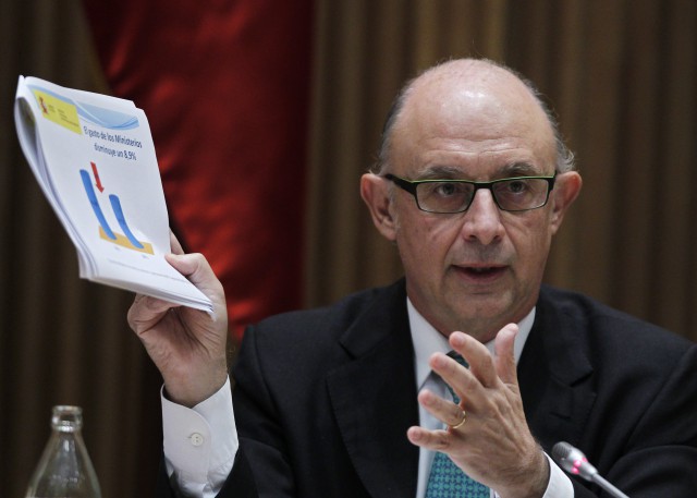 Cristóbal Montoro, ministro de Hacienda