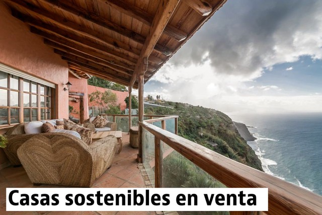 Chalet construido siguiendo pautas ecológicas en venta en Tacoronte, Tenerife
