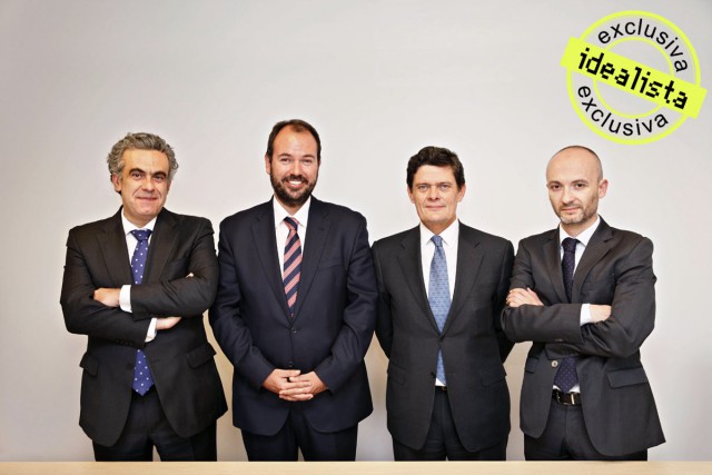 Los principales directivos de Sareb
