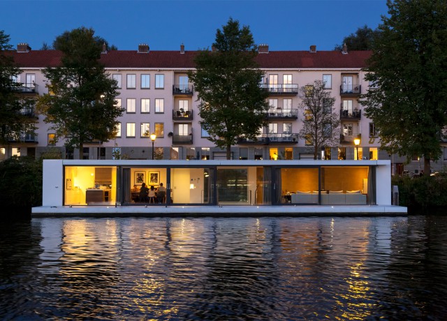 Casa flotante en Amsterdam