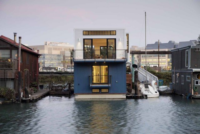 La casa flotante en San Francisco