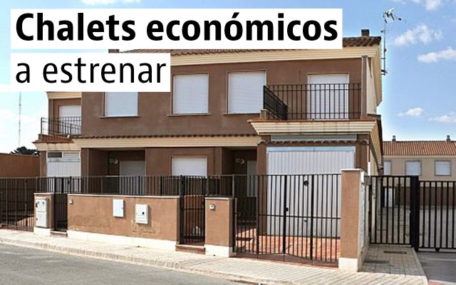 Chalets económicos a estrenar