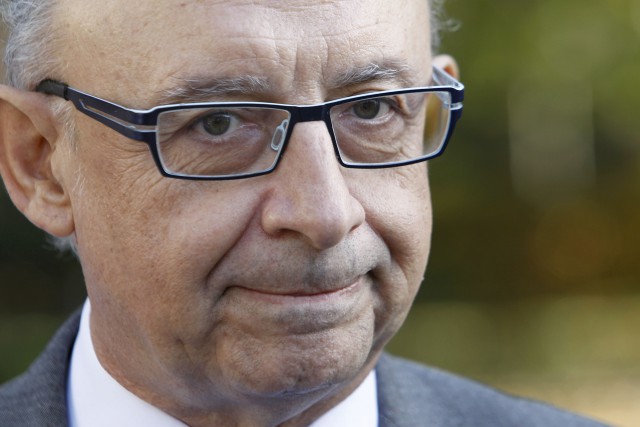 Cristóbal Montoro, ministro de Hacienda en funciones