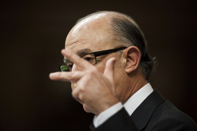 Cristóbal Montoro, ministro de Hacienda en funciones