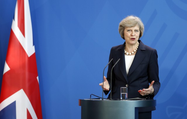 Theresa May, primera ministra británica