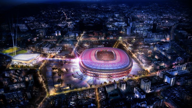 Recreación futuro Camp Nou y Espai Barça. / F.C. Barcelona
