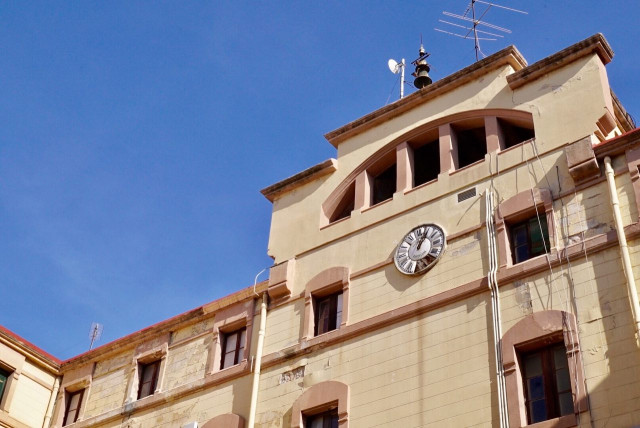 Fachada desde el patio de la cárcel La Modelo / Ajuntament de Barcelona