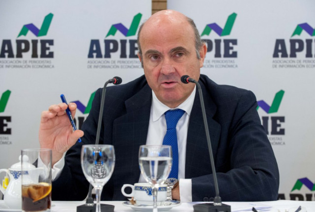 Luis de Guindos, ministro de Economía / APIE