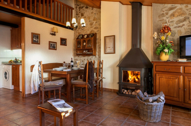 Masía típica catalana en Los Pirineos