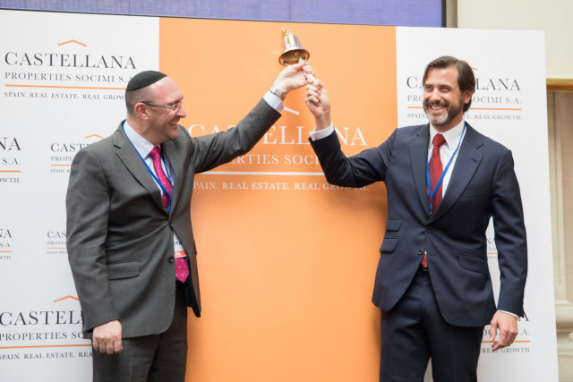 Izqda. Laurence Rapp, CEO de Vukile; dcha. Alfonso Brunet, CEO de Castellana Properties
