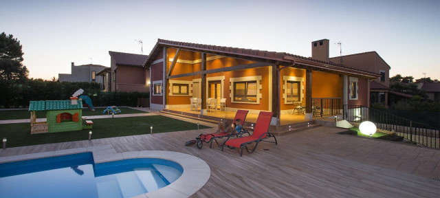 Modelo de vivienda prefabricada que ofrece Eurocasas / Eurocasas