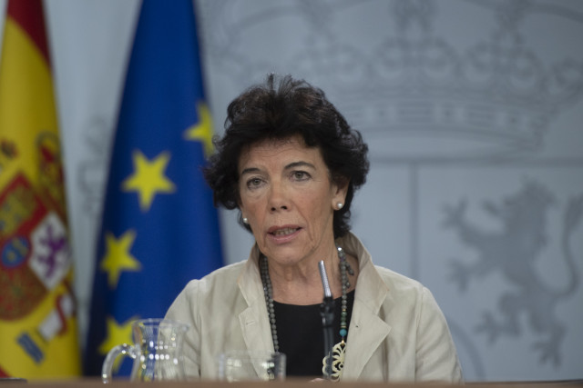 Isabel Celaá, ministra de Educación y portavoz del Gobierno / Foto: La Moncloa