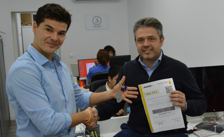 Los fundadores de Garantify: Sergi Rodríguez, CTO, y Sergio Gonzálvez, CEO. / Garantify