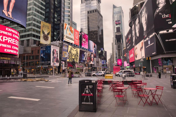 Times Square vacío / Ignacio Pereira