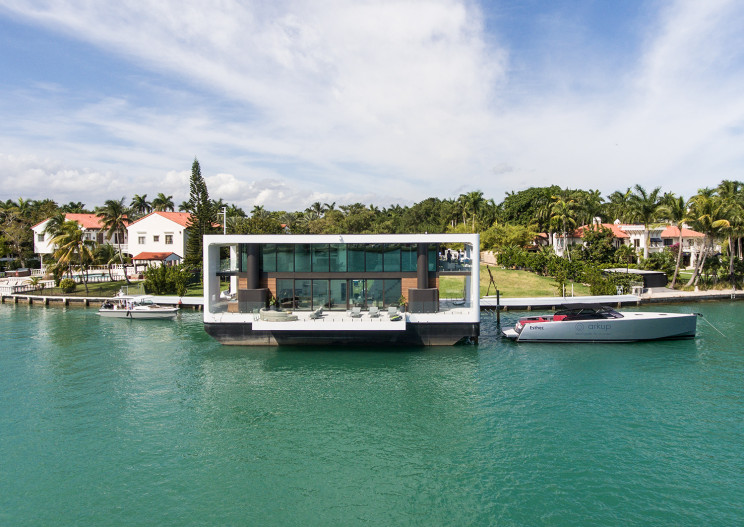 La casa-yate parada en Miami / Arkup