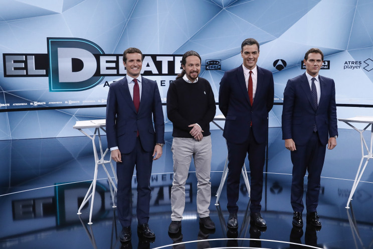 Los líderes de los principales partidos políticos / Gtres