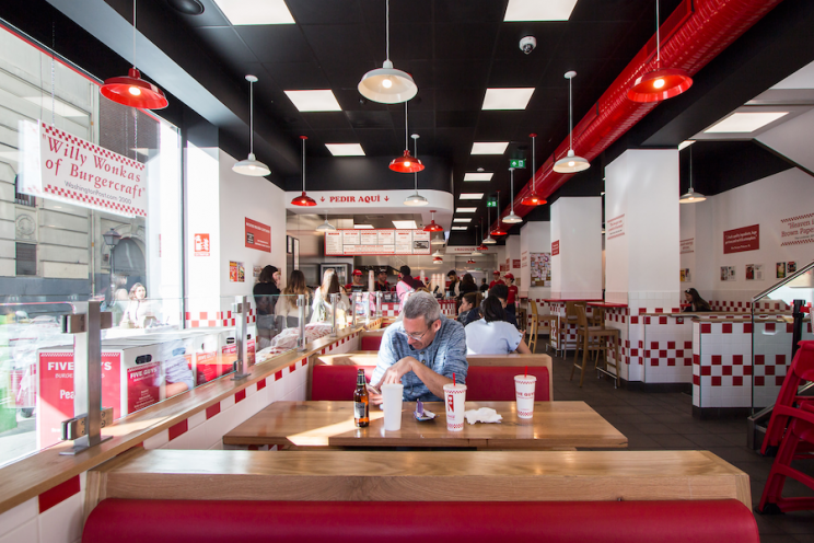 Restaurante Five Guys Madrid